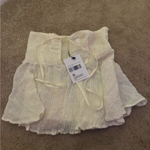 Cream Off-Shoulder Top